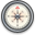 iPhone Compass Silver 1 Icon 32x32 png